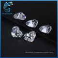 Factory Wholesale 5X5mm Heart Shape Cubic Zirconia Gemstones for Jewellery
